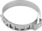 Regulowane opaski z uchem, 10 szt., W2, nierdzewne, 22-30 mm, 0,5x7 mm