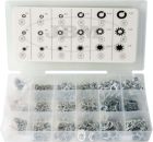 Podkładki gwiaździste i sprężynowe, 720 szt.