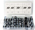 Zaciski gumowane 5/16"-5/8", 42 szt.