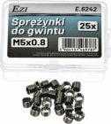 Sprężynki do gwintu M5x0.8, 25 szt., Ezi