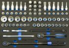Wkład wózka 560 mm - klucz dynamometryczny 1/2", nasadki 73 szt.